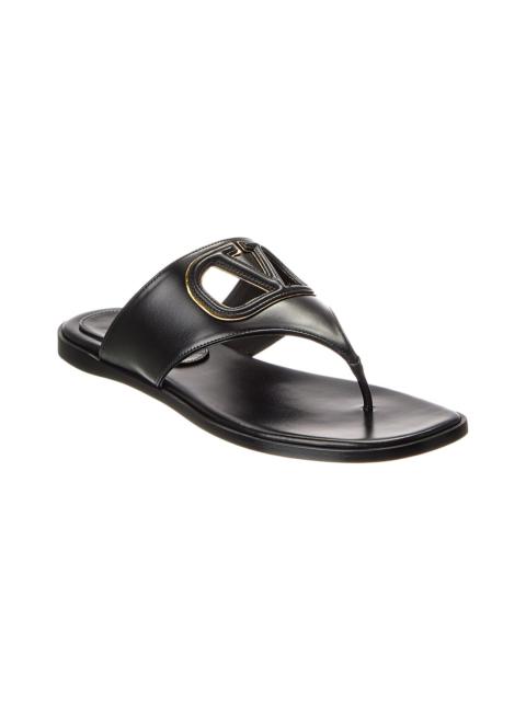 Valentino Valentino VLogo Leather Sandal