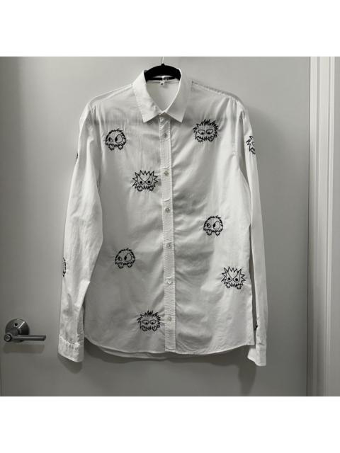 MCQ by Alexander McQueen Embroidered Monsters White Shirt