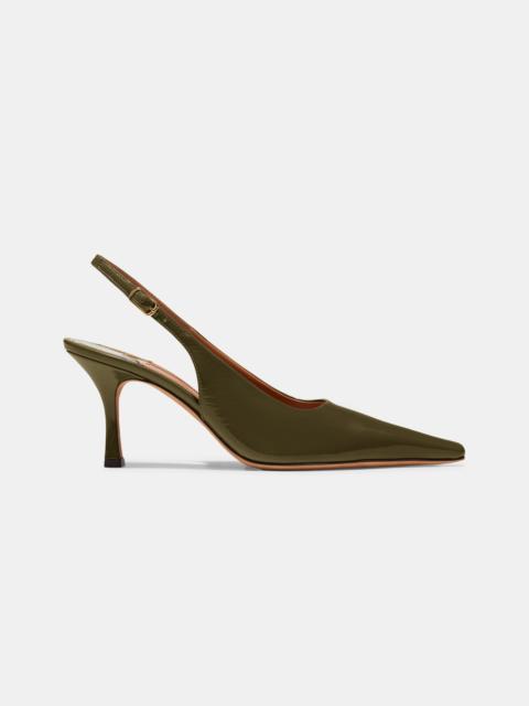 Emme Parsons ELANA HEEL IN KHAKI PATENT