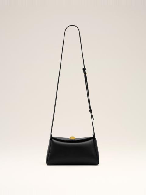 AMI Paris BLACK COW LEATHER MINI CARROUSEL BAG