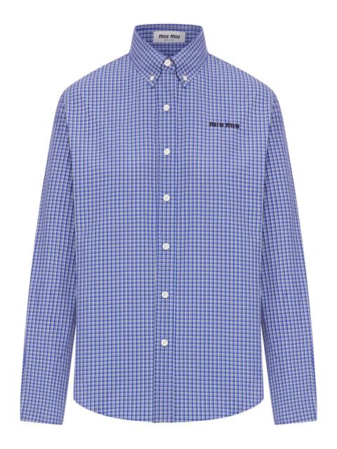 Miu Miu Miu Miu Women Shirt Check