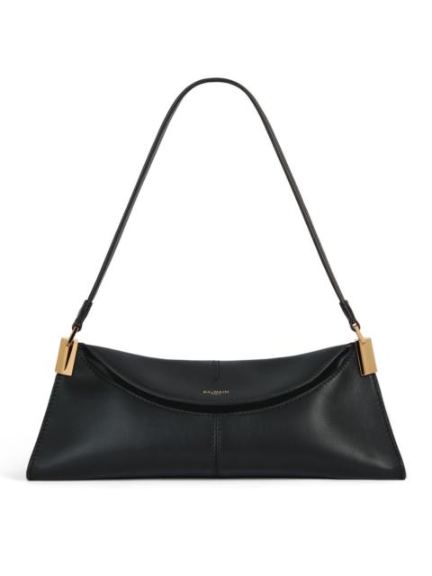 Balmain BALMAIN 64-83 Mini Black Leather Shoulder Bag New & Authenti