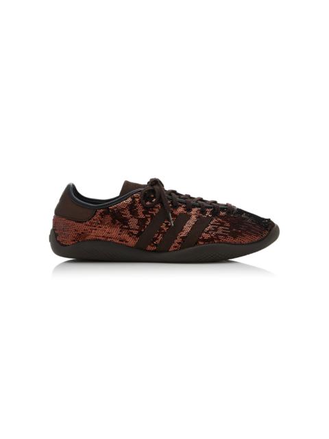 adidas Karintha Sequined Sneakers brown