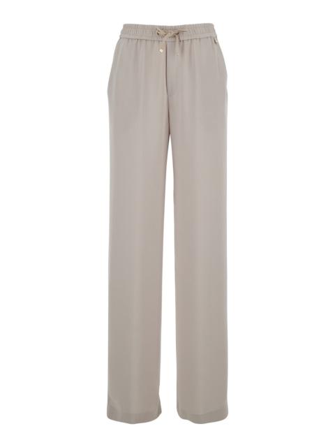 Herno Herno Women Beige Pants With Elastic Waistband In Tech Fabric Woman
