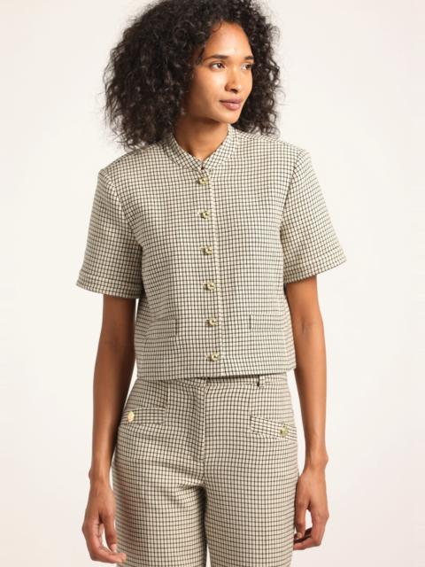 DEREK LAM 10 CROSBY GRACE SHORT SLEEVE JACKET