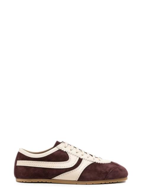 Dries Van Noten Dries Van Noten Women Purple Leather Panelled Sneakers