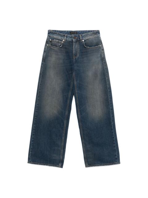 logo-patch jeans