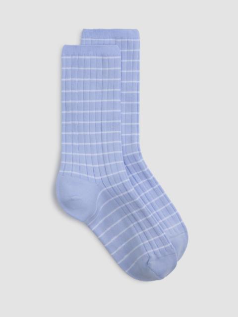 EILEEN FISHER Striped Rib Trouser Sock