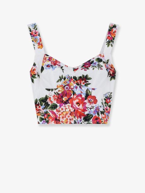 Dolce & Gabbana Dolce & Gabbana Cotton Blend Bustier Top
