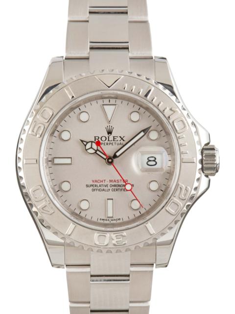ROLEX Used Rolex Yacht-Master Ref 116622 Platinum Dial