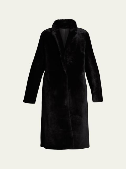 Yves Salomon Reversible Silky Merino Lamb Coat