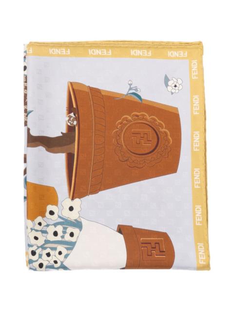 FENDI Fendi Women Printed Silk Foulard
