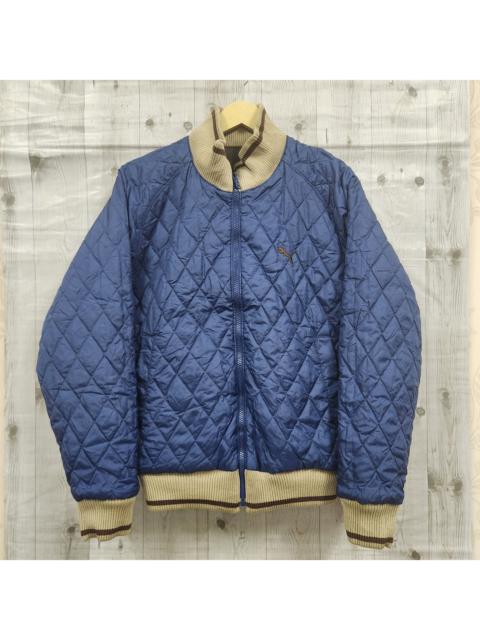 PUMA Reversible PUMA Bomber Style Sweater Jacket