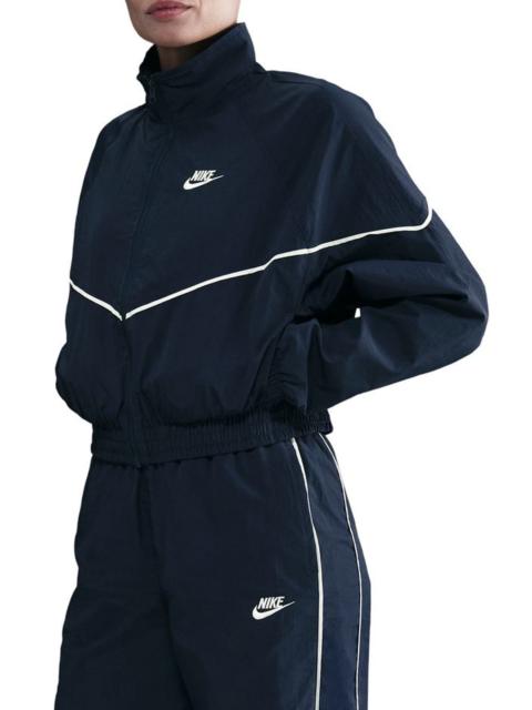 Nike Nike Sportswear Windrunner Water Repellent Jacket in Navy/Sail at Nordstrom
