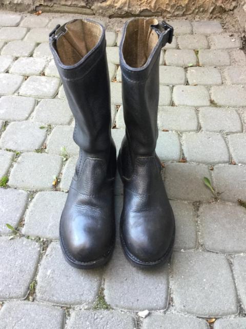 Other Designers Premiata - Biker ankle leather boots.Like Yohji Yamamoto or GUIDI