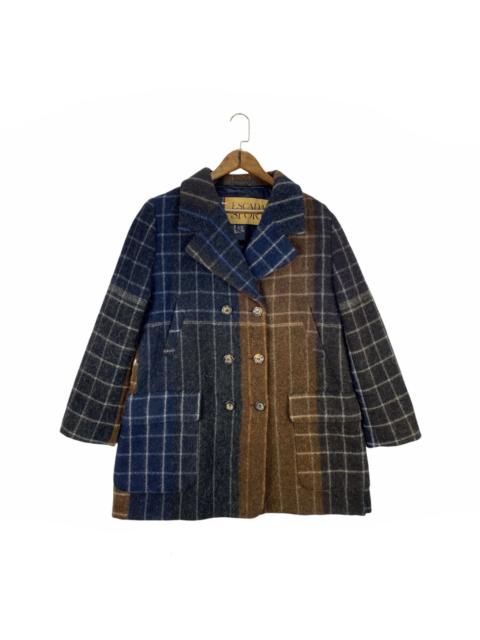 Other Designers Escada Sport Peacoat Oversized Patchwork Jacket