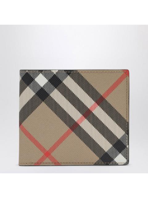 Burberry Burberry Beige Check-Pattern Wallet Men