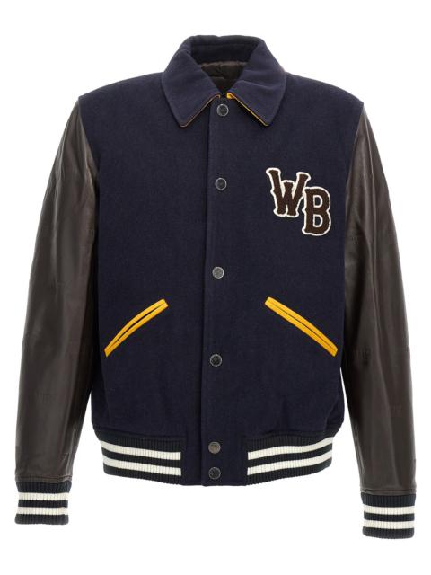 Wales Bonner Men 'Prince Varsity' Bomber Jacket