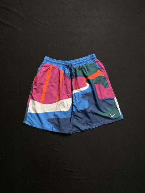 by Parra Deadstock BY PARRA The Festival Fence Swim Shorts Large