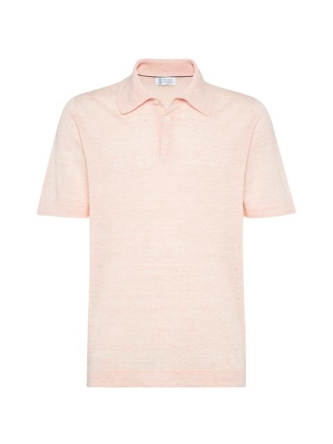 Brunello Cucinelli Brunello Cucinelli Polo-style sweater in Light Pink at Nordstrom