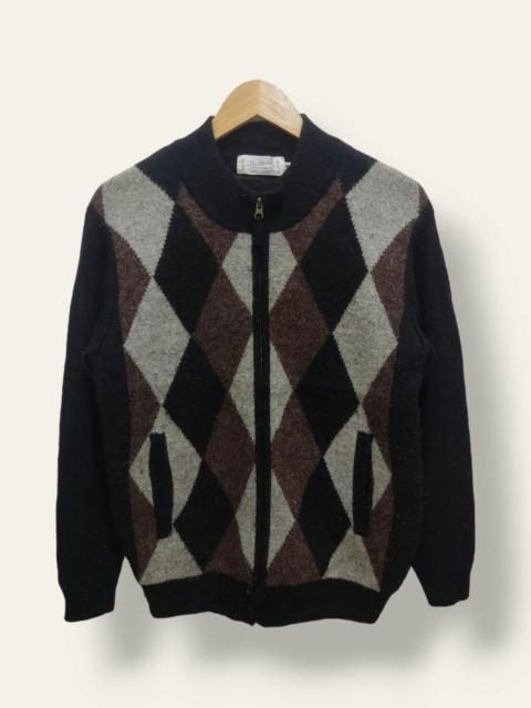 Archival Clothing - Dinamo Argyle Diamond Sweater