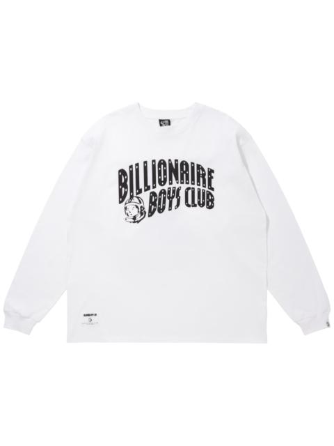 BILLIONAIRE BOYS CLUB COTTON LS T-SHIRT ARCH LOGO