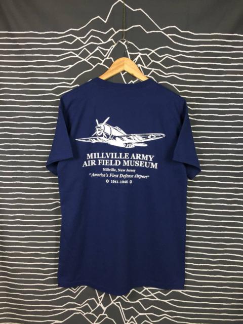 Other Designers Vintage - Vtg 50/50 Jerzees Millville Army Air Field Museum Tee