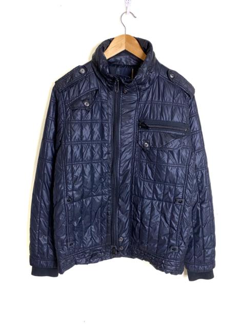 Other Designers Avirex - AVIREX Varsity Military Quilted Lightweight Jacket Black