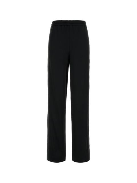 Blumarine Blumarine Women Black Stretch Satin Joggers