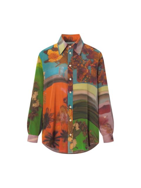 ANNTIAN UNISEX SILK SHIRT - PRINT G