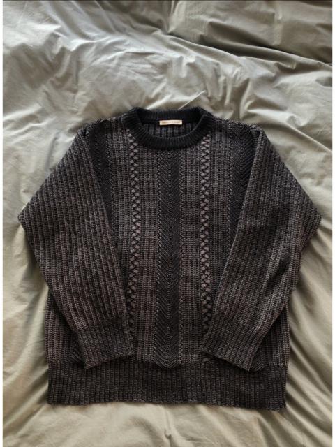 Alpaca & Merino Wool Cable Knit Sweater