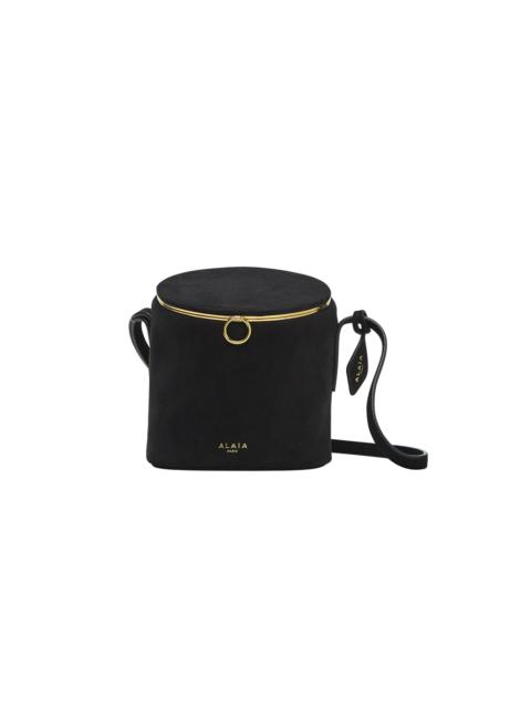 Alaïa Suede Bucket Bag black