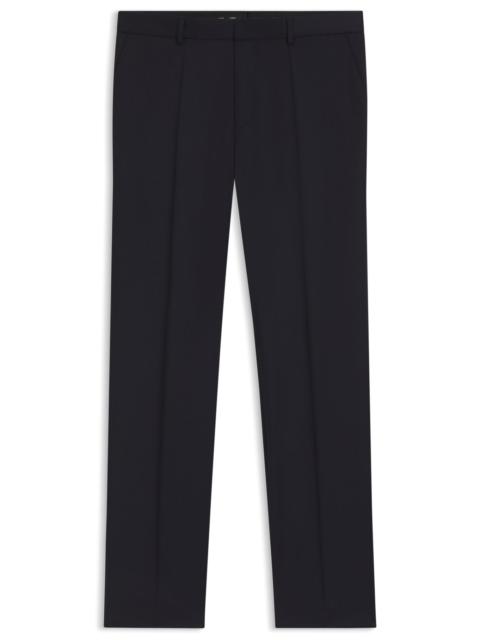 BOSS REGULAR-FIT TROUSERS IN WOOL SERGE