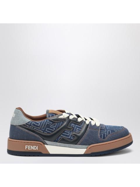 Fendi Fendi Match Jacquard Ff Sneaker Blue Men