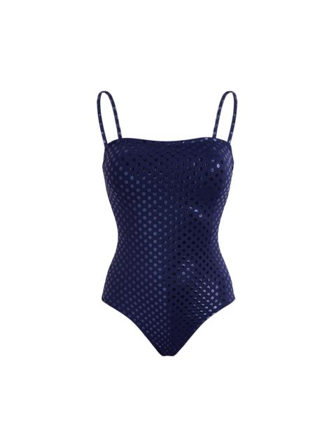Vilebrequin Women Bustier One-piece Swimsuit Relief Sparkling