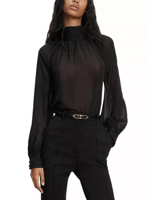 VERONICA BEARD Alyssa Silk Blouse
