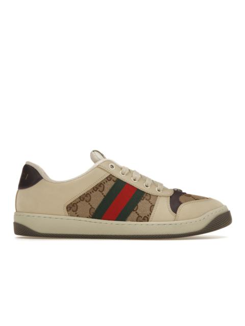 GUCCI Gucci Screener Beige Ebony GG Canvas