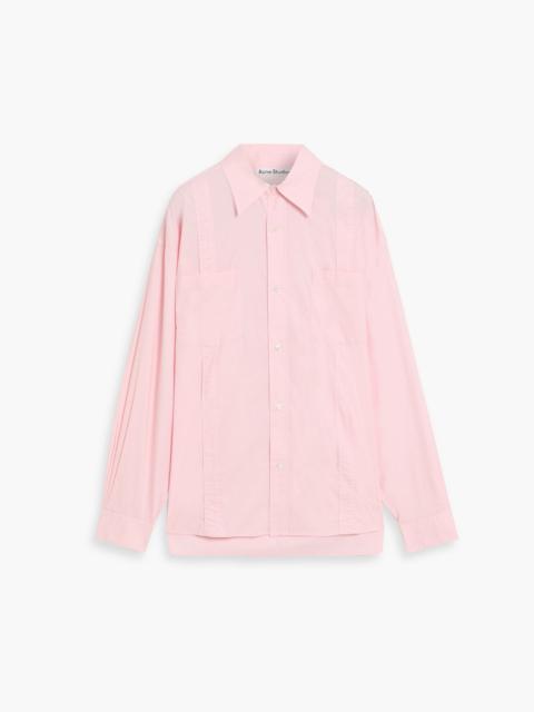 Acne Studios Cotton-blend poplin shirt