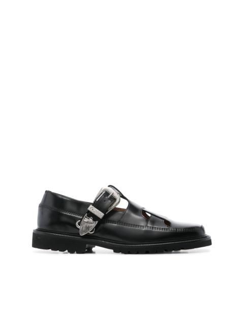 leather loafers