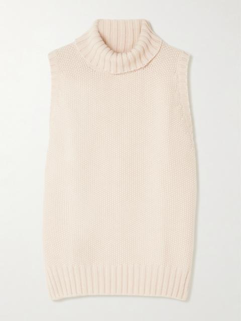Johnstons of Elgin Cashmere Turtleneck Sweater Vest