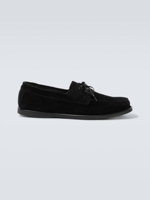 SAMAN AMEL City Moc suede boat shoes