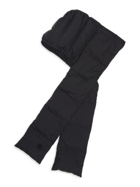 Moncler Moncler Quilted Down Hooded Scarf in Black at Nordstrom