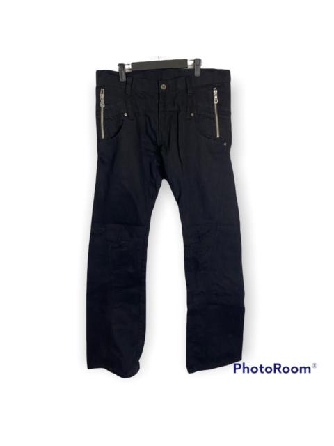 Other Designers Japanese Brand - Tete Homme Double Waist Black Denim