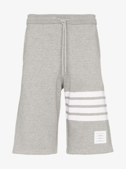 grey 4-Bar stripe track pants