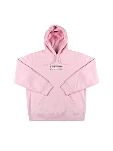 Supreme Supreme x Burberry Box Logo Hooded Sweatshirt 'Light Pink'