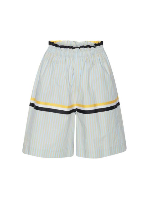 HENRIK VIBSKOV WAYBILL SHORTS - BLUE YELLOW STRIPES