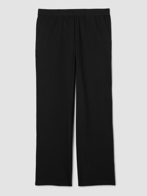 EILEEN FISHER Washable Stretch Crepe Straight Pant