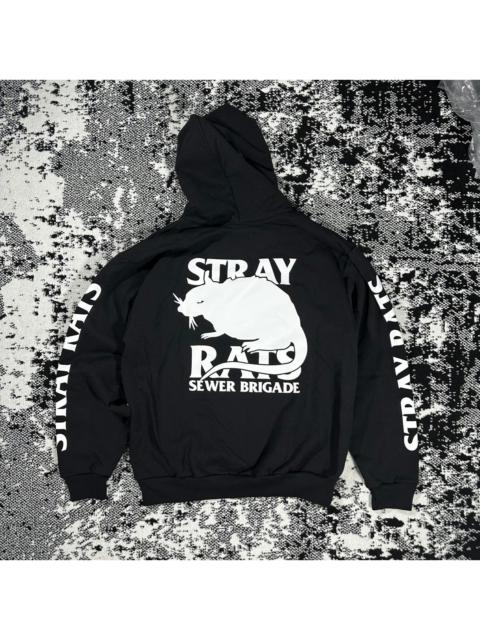 Other Designers STRAY RATS SEWER BRIGADE HOODIE BLACK - LARGE