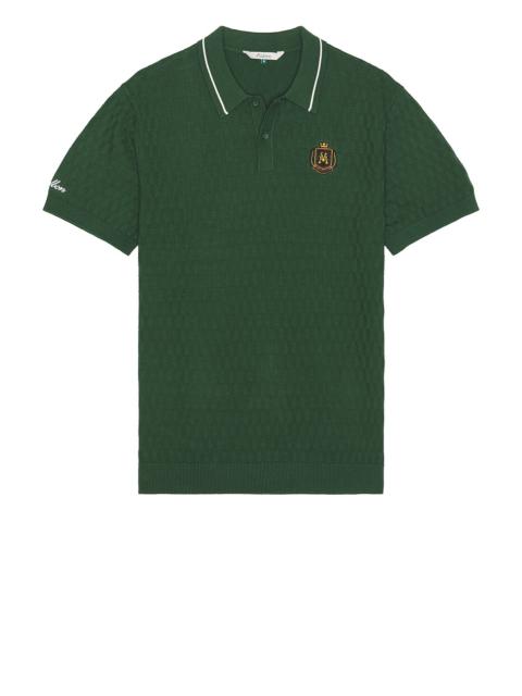 malbon Crest Knit Polo