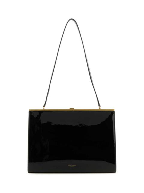 Black Leather Anne-marie Shoulder Bag